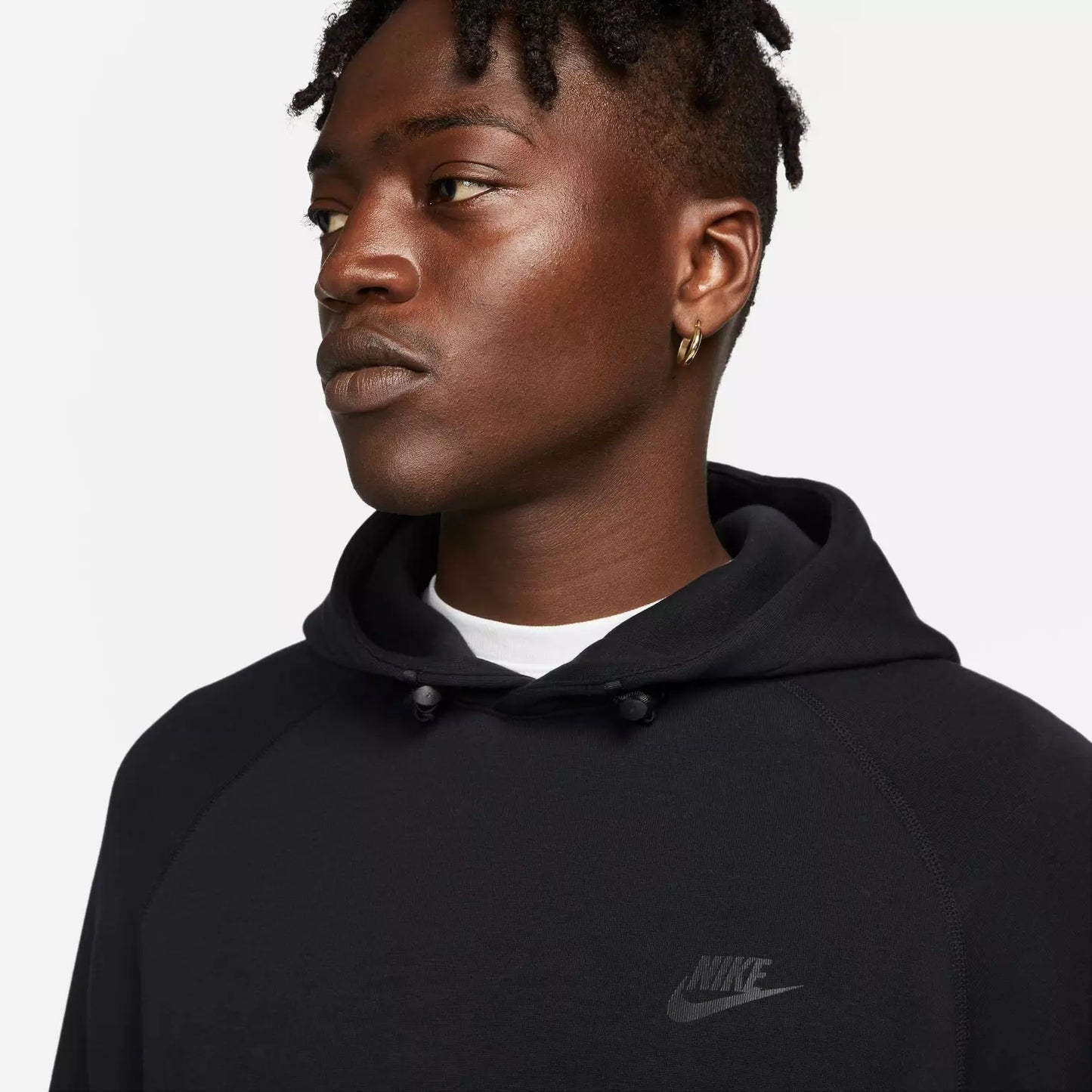 Nike Sweat à Capuche Tech Fleece 24 Pullover - Gris/Noir