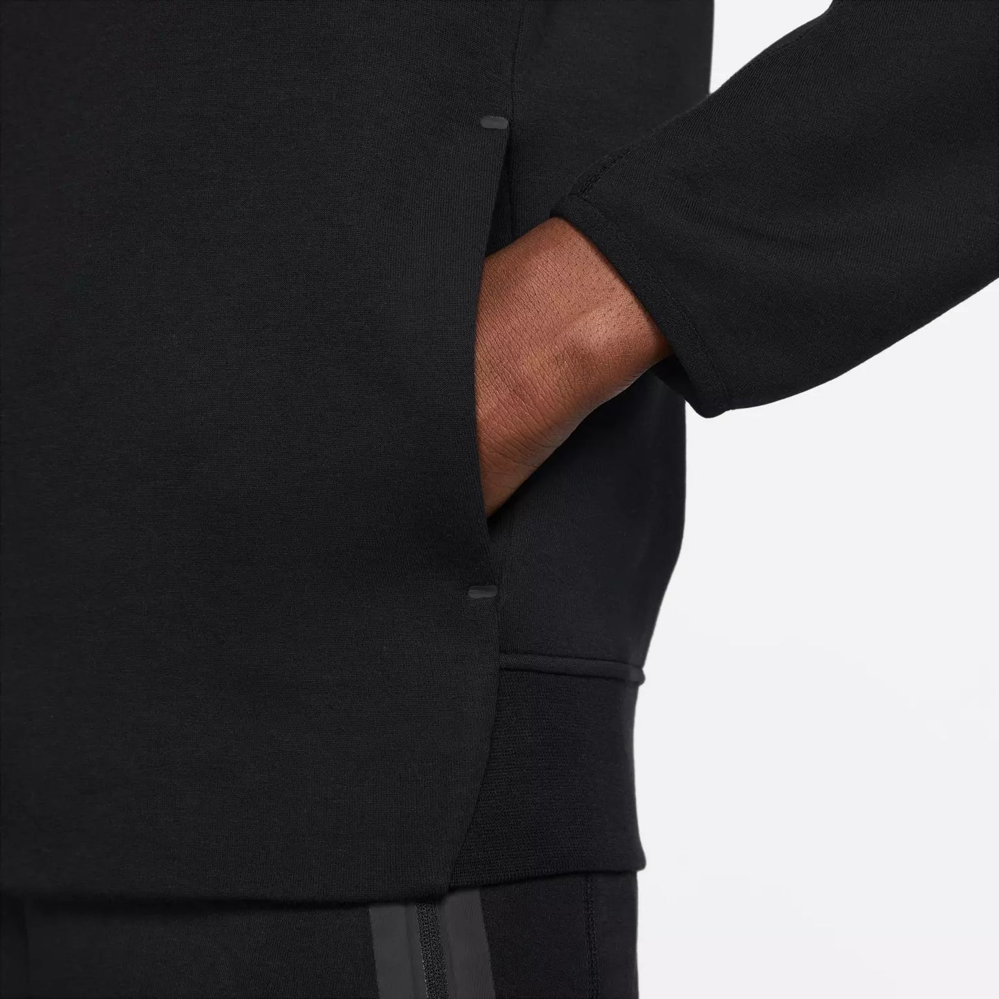 Nike Sweat à Capuche Tech Fleece 24 Pullover - Gris/Noir