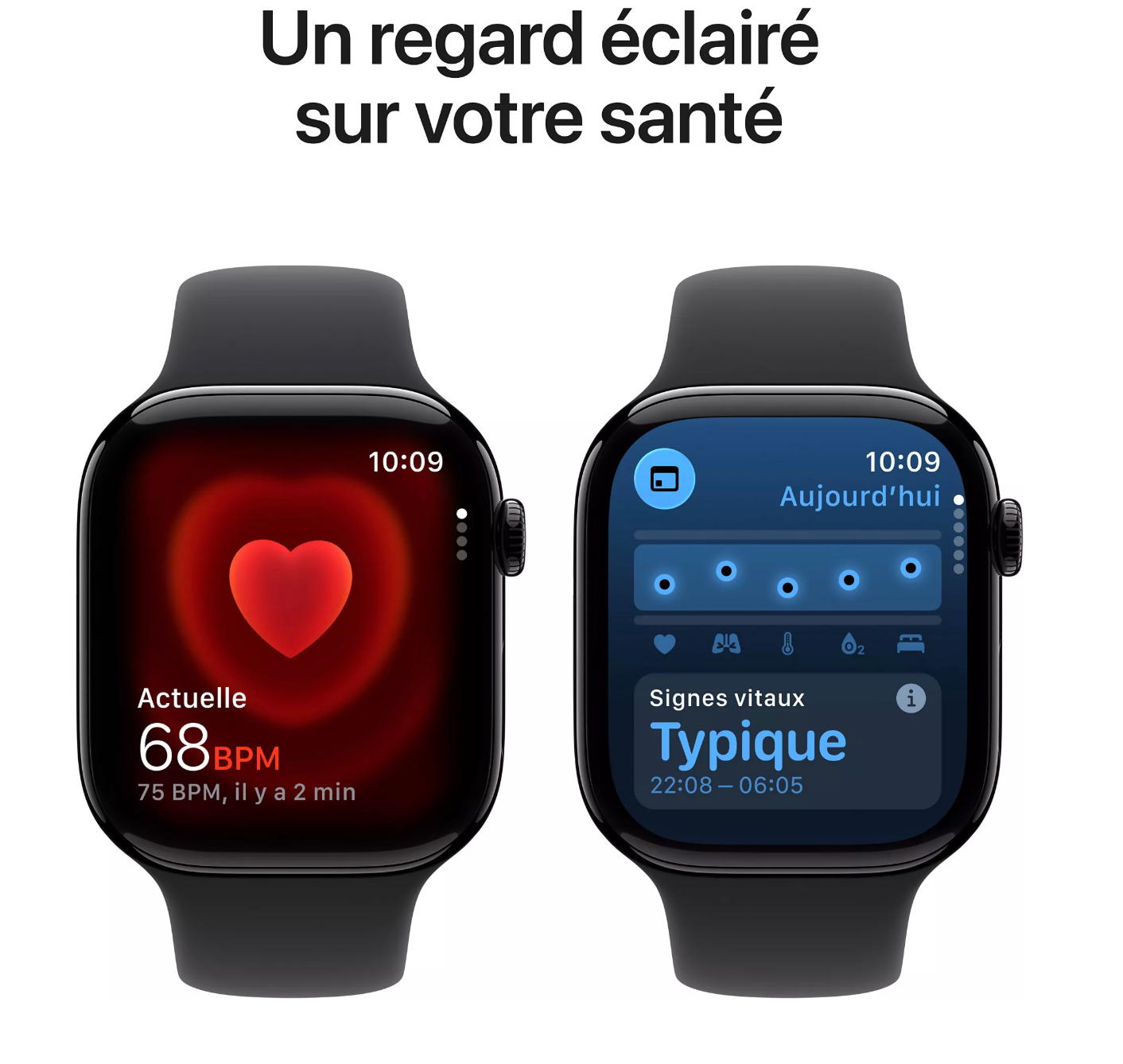 Montre connectée APPLE WATCH 46mm Alu Noir Serie 11 1.1